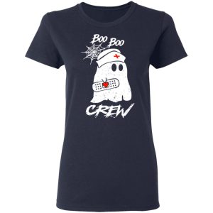 Boo Boo Crew Nurse Ghost Funny Halloween Costume Gift Shirt 3