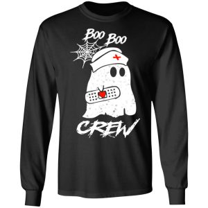 Boo Boo Crew Nurse Ghost Funny Halloween Costume Gift Shirt 5