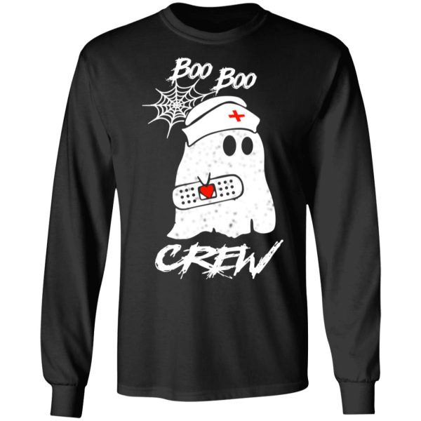 Boo Boo Crew Nurse Ghost Funny Halloween Costume Gift Shirt