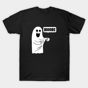 Boo Boobs Funny Halloween T shirt 1