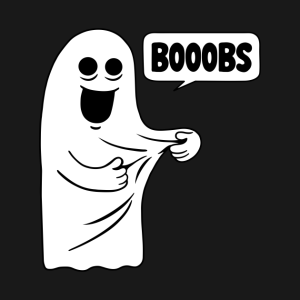 Boo Boobs Funny Halloween T shirt 2