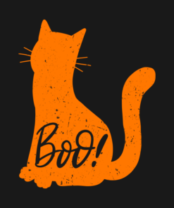 Boo Cat Halloween T shirt 2
