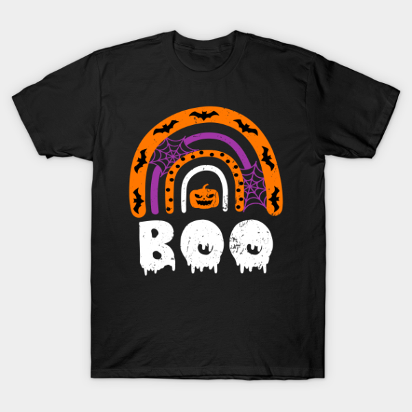 Boo Rainbow Halloween T-shirt