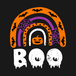 Boo Rainbow Halloween T-shirt