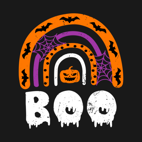 Boo Rainbow Halloween T-shirt