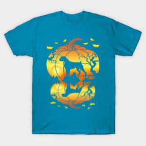 Boxer dog Pumpkin Halloween T-Shirt