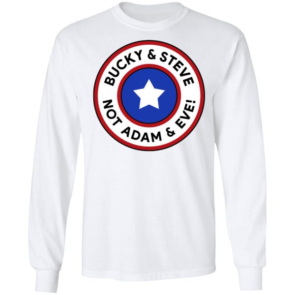 Bucky &amp Steve, Not Adam &amp Eve Shirt