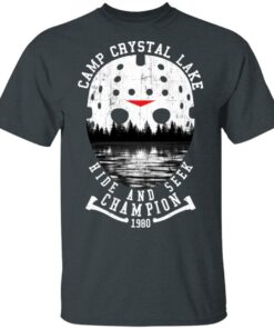 Camp Crystal Lake Hide And Seek Champion 1980 T Shirts 10