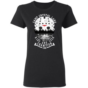 Camp Crystal Lake Hide And Seek Champion 1980 T Shirts 13