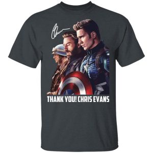 Captain America Thank You Chris Evans Signature Shirt