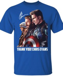 Captain America Thank You Chris Evans Signature Shirt 12