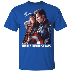 Captain America Thank You Chris Evans Signature Shirt 12