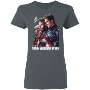 Captain America Thank You Chris Evans Signature Shirt 2