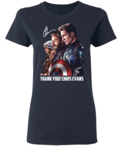 Captain America Thank You Chris Evans Signature Shirt 3