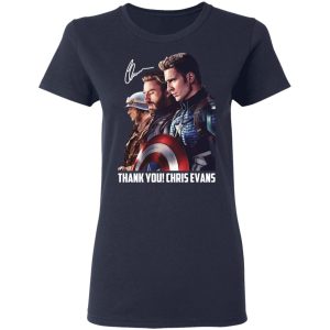 Captain America Thank You Chris Evans Signature Shirt 3