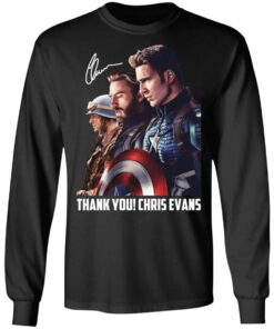 Captain America Thank You Chris Evans Signature Shirt 5
