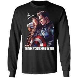 Captain America Thank You Chris Evans Signature Shirt 5