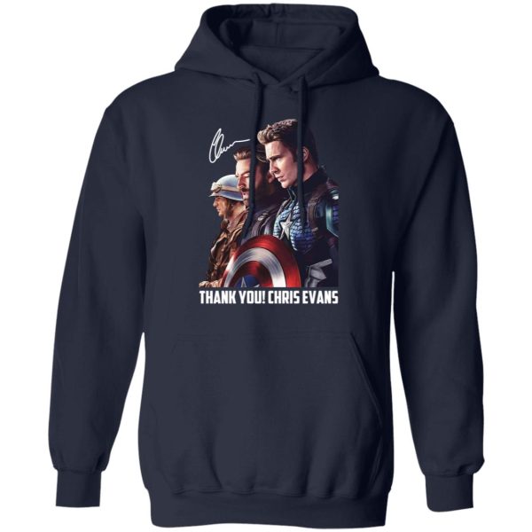 Captain America Thank You Chris Evans Signature Shirt