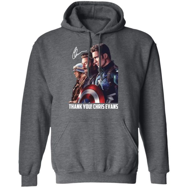 Captain America Thank You Chris Evans Signature Shirt