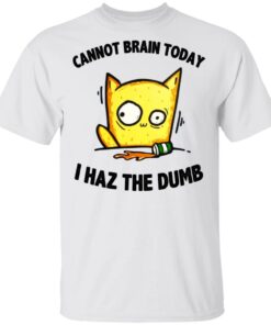 Cat Cannot Brain Today I Haz The Dumb Shirt 10 Cat Cannot Brain Today I Haz The Dumb Shirt 8