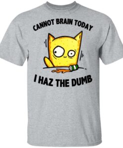 Cat Cannot Brain Today I Haz The Dumb Shirt 11 Cat Cannot Brain Today I Haz The Dumb Shirt 9