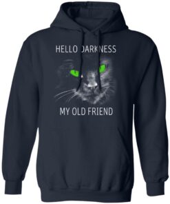 Cat Lovers Hello Darkness My Old Friend T Shirts 7