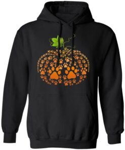 Cat Paw Print Pumpkin Halloween T Shirts 6
