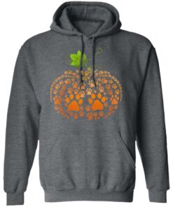 Cat Paw Print Pumpkin Halloween T Shirts 8