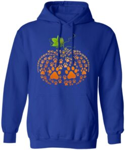 Cat Paw Print Pumpkin Halloween T Shirts 9