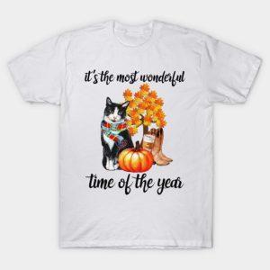 Cat its the most wonderful time of the year Halloween T shirt 1