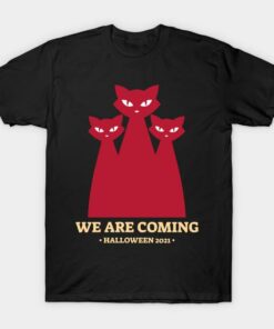 Cats we are coming Halloween 2021 t shirt 1