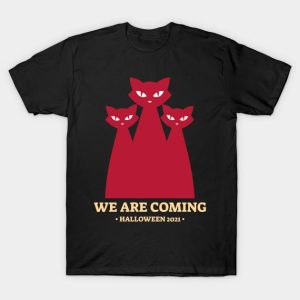 Cats we are coming Halloween 2021 t shirt 1