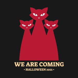 Cats we are coming Halloween 2021 t shirt 2