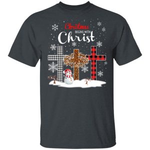 Christmas Begins With Christ Shirt