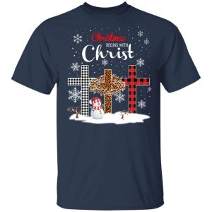 Christmas Begins With Christ Shirt 11