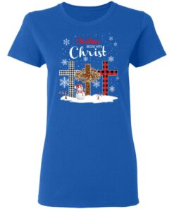 Christmas Begins With Christ Shirt 4