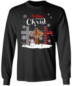 Christmas Begins With Christ Shirt 5