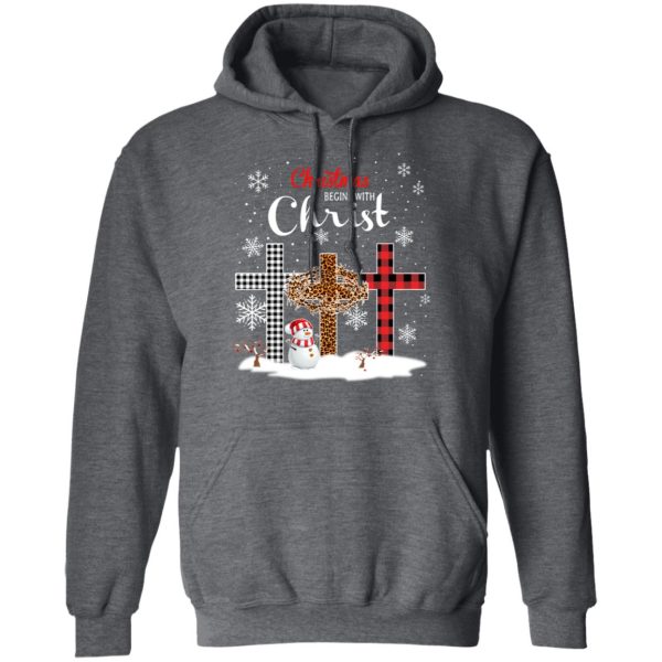 Christmas Begins With Christ Shirt