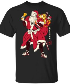 Christmas Santa Samurai T Shirts 1