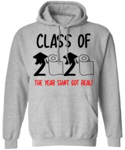 Class Of 2020 The Year Shit Got Real T Shirts 5