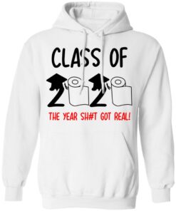 Class Of 2020 The Year Shit Got Real T Shirts 6