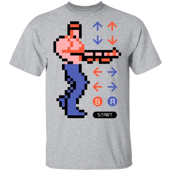 Contra Konami Code Shirt