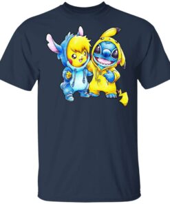Cute Stitch Pokemon T Shirts 11