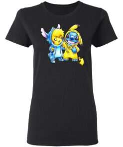 Cute Stitch Pokemon T Shirts 13