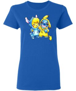 Cute Stitch Pokemon T Shirts 4