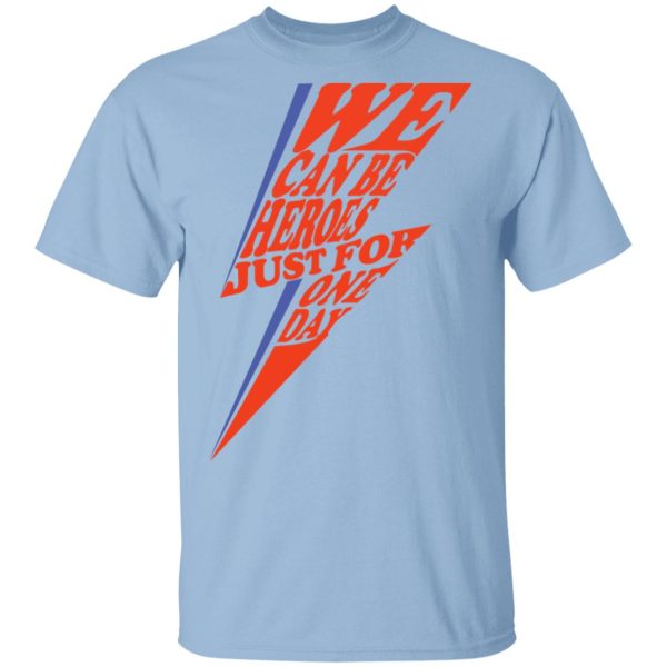 David Bowie We Can Be Heroes Just For One Day T-Shirts