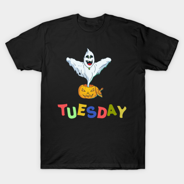 Day of the week Halloween Group Costume Tuesday T-shirt