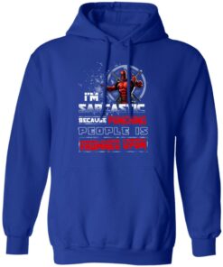 Deadpool Im Sarcastic Because Punching People Is Frowned Upon T Shirts Hoodies Sweatshirt 9