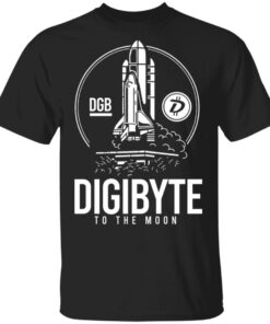 Digibyte To The Moon BTC DGB Bitcoin Crypto T Shirts Hoodies Sweater 1