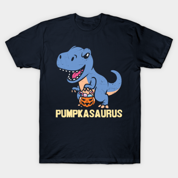 Dinosaur Pumpkin Candy A Saurus Rex Pumpkin T-shirt